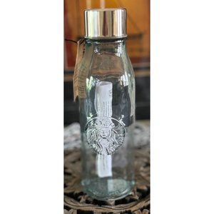 Starbucks Siren Mermaid Logo Recycled Glass Water Bottle NEW 20 fl oz